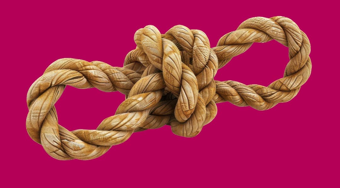 A tied rope — the Tied weddings side of the blog